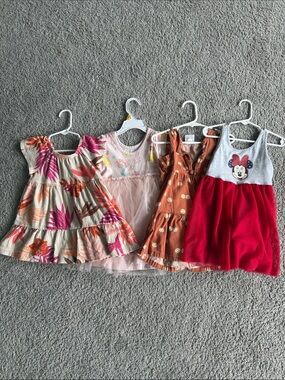 Four 2T/24 Month Dresses